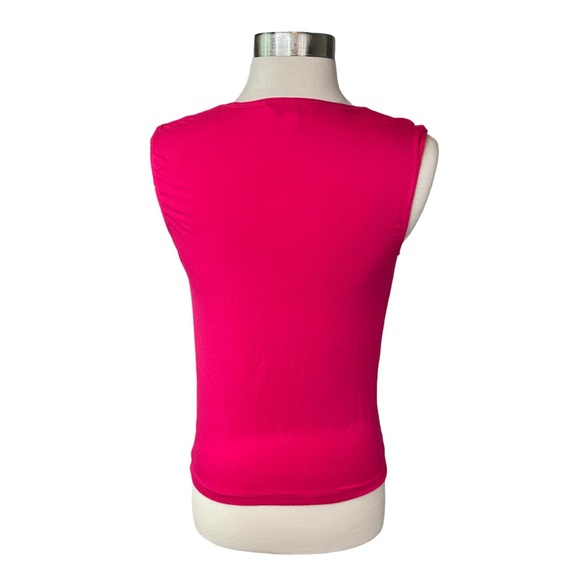 CAbi Blouse Womens Tank Top Stretch Sleeveless Square Neck Pink Small - Picture 3 of 8